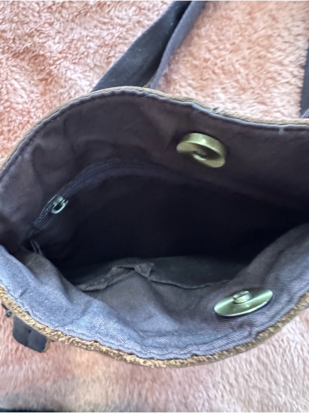 Men's Brown Leather Messenger Crossbody Bag - Picture 11 of 16